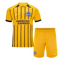 Maglia Calcio Brighton Evan Ferguson #28 Seconda Divisa Bambino 2024-25 Manica Corta (+ pantaloncini)